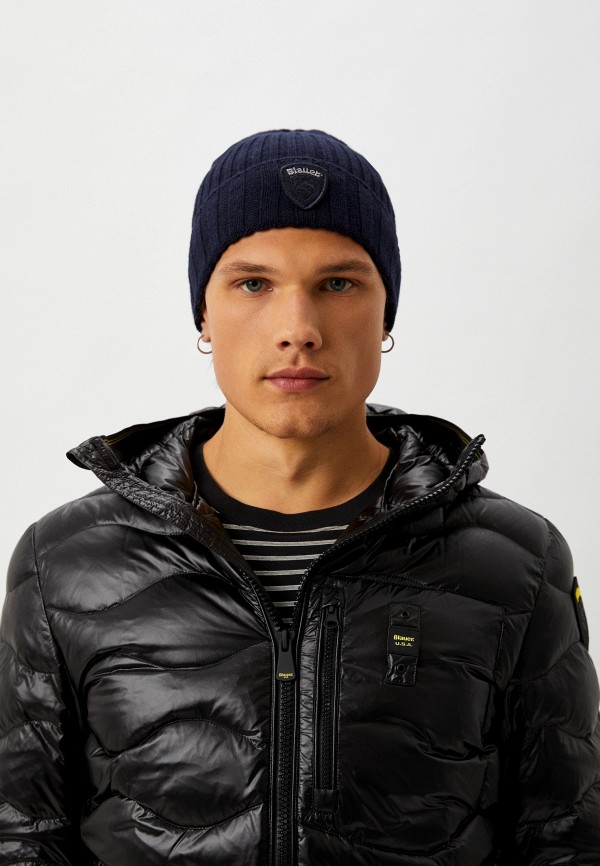 Шапка Blauer USA, цвет: синий, RTLACX190401 — купить в интернет ...