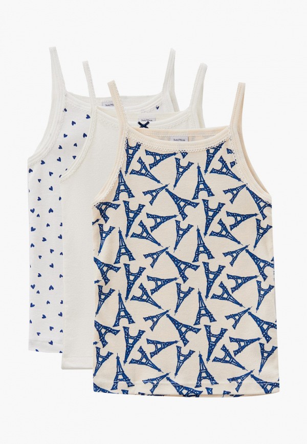 Petit Bateau Майки домашние 3 шт. - фото 1