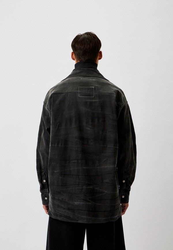 Рубашка джинсовая MM6 Maison Margiela, цвет: серый, RTLACX436501 ...