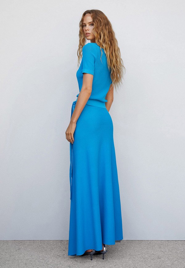 Mango Юбка - BLUE - фото 3