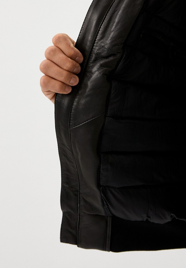 Blouson Куртка кожаная утепленная - Aviator - фото 4