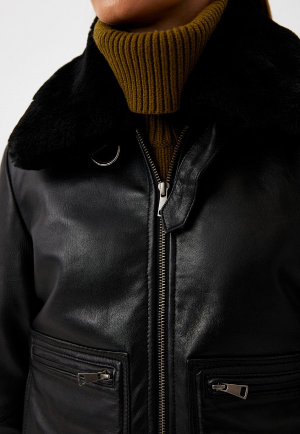 Blouson Куртка кожаная утепленная - фото 5