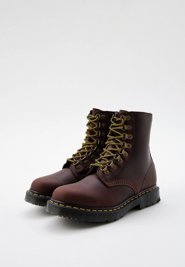 Brown doc martens hot sale