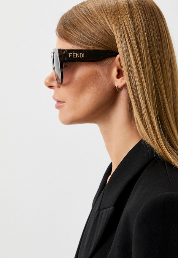 Очки солнцезащитные Fendi, цвет: мультиколор, RTLACX817602 — купить в ...