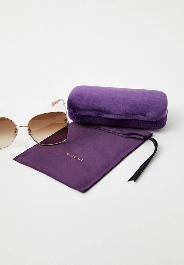Gucci Очки солнцезащитные - GG1282SA 003 - фото 4