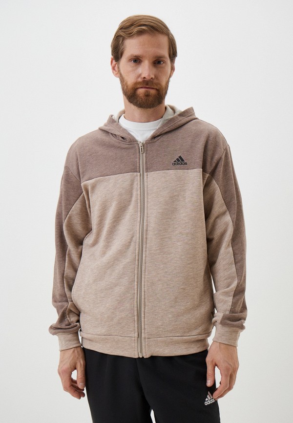 Толстовка adidas M MEL FZ, цвет: бежевый, RTLACY179501 — купить в ...