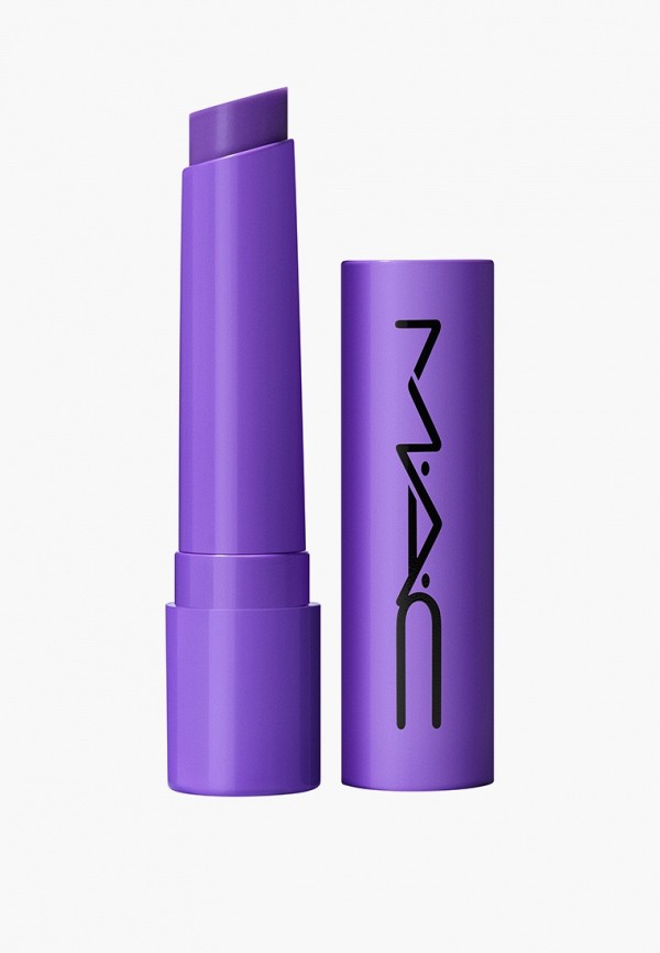MAC Бальзам оттеночный для губ - SQUIRT PLUMPING Gloss Stick, полупрозрачный цвет и объем, тон violet beta, 2.3 г - фото 1