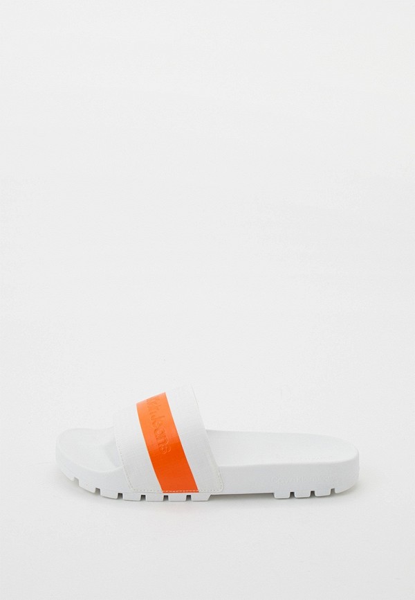 Calvin klein slides white deals