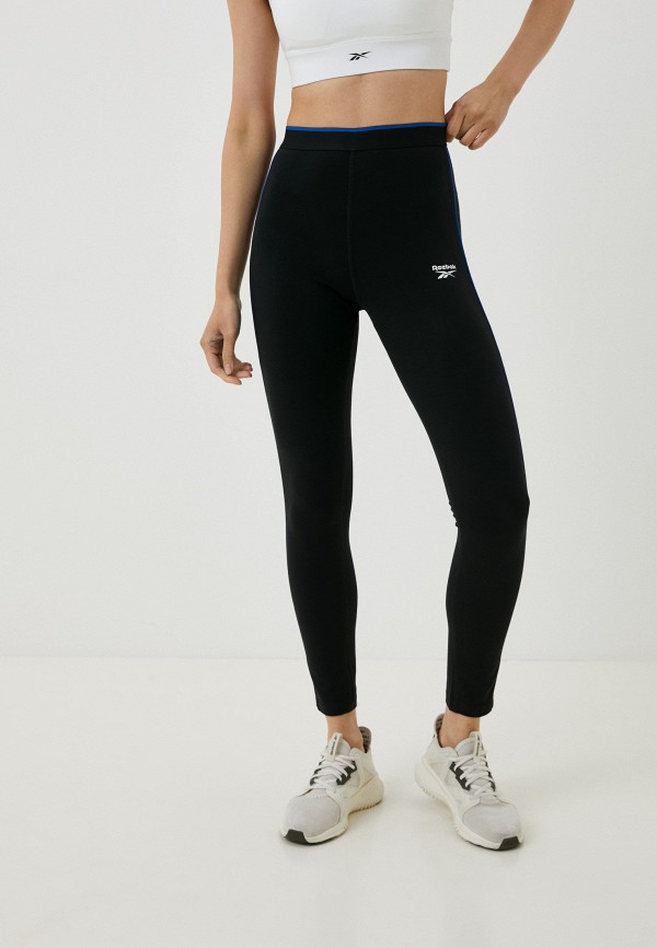 Леггинсы Reebok REEBOK IDENTITY ENERGY COTTON LEGGING, цвет: черный,  RTLACY313701 — купить в интернет-магазине Lamoda