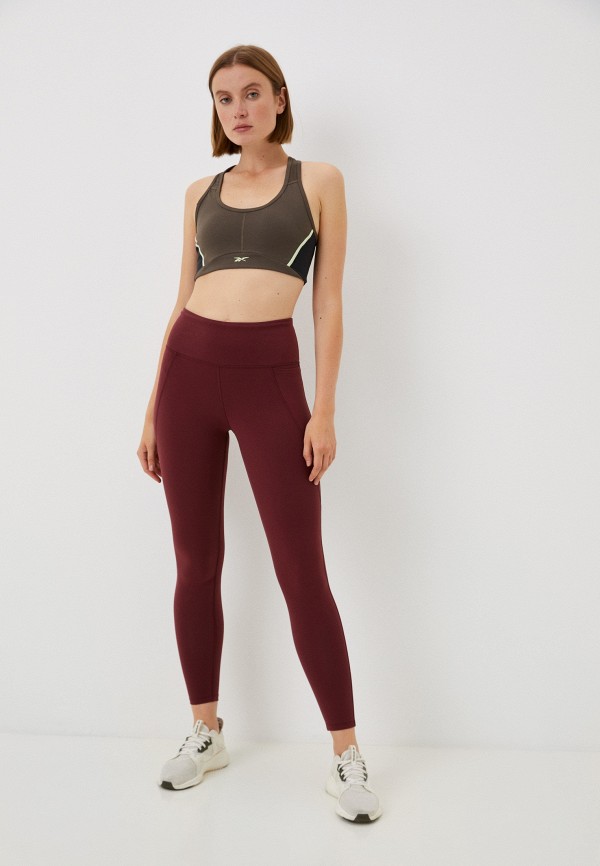 Reebok Топ спортивный - LUX RACER PADDED BRA COLORBLOCKED - фото 2