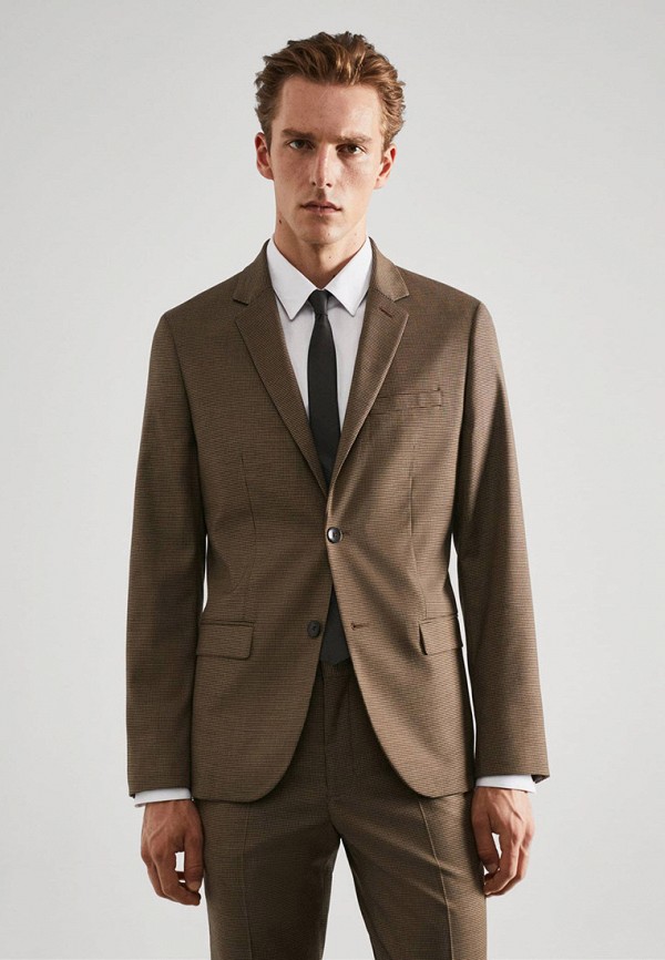 Пиджак Mango Man PAULO, цвет: коричневый, RTLACY451201 — купить в ...