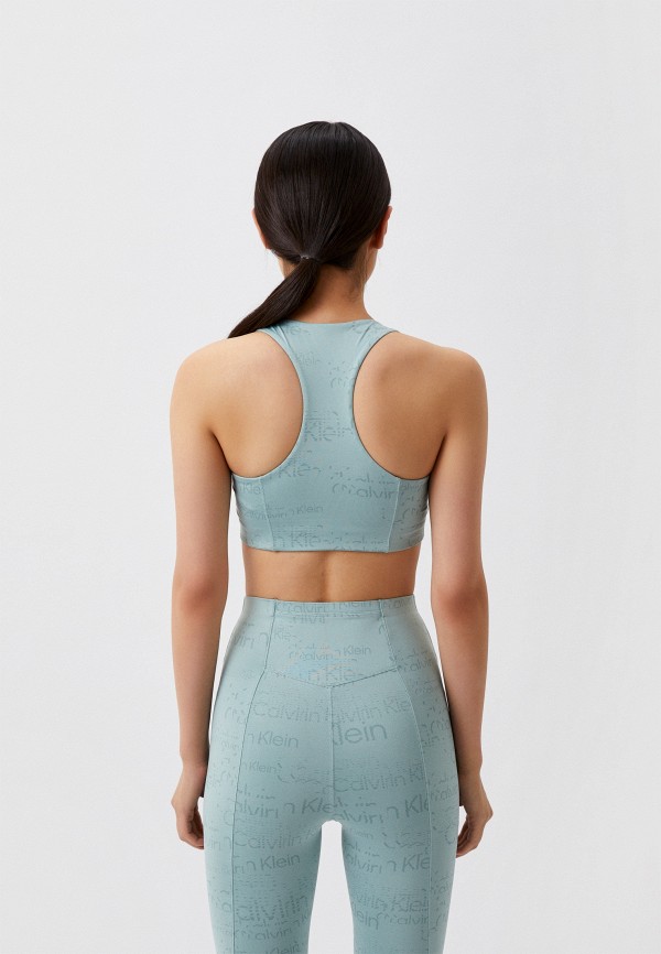 Calvin Klein Топ спортивный - Essentials  WO - Medium Support Sports Bra (Print) - фото 3