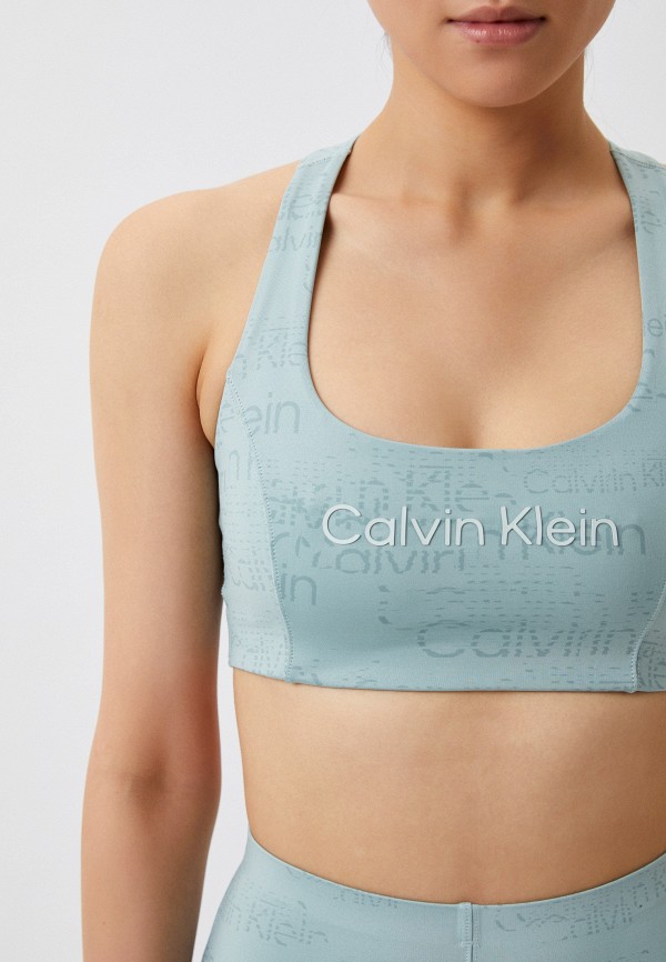 Calvin Klein Топ спортивный - Essentials  WO - Medium Support Sports Bra (Print) - фото 4