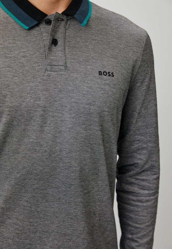 Поло Boss Peoxfordlong_1, цвет: серый, RTLACY537901 — купить в интернет ...