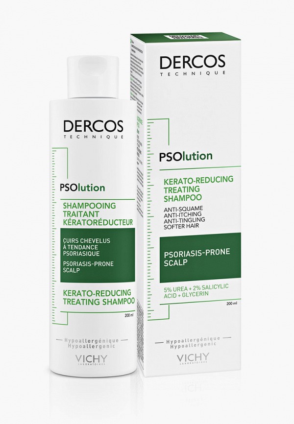 Шампунь Vichy DERCOS PSOlution, Кераторегулирующий, для кожи головы ...