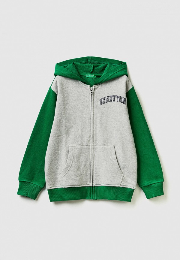 Толстовка United Colors of Benetton, цвет: серый, RTLACY583201 — купить ...