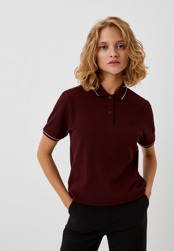 Поло Fred Perry, цвет: бордовый, RTLACY685001 — купить в интернет ...