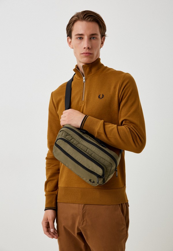 Сумка поясная Fred Perry, цвет: хаки, RTLACY691501 — купить в интернет ...