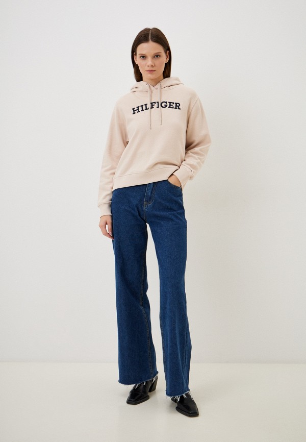 Худи Tommy Hilfiger, цвет: бежевый, RTLACY756201 — купить в интернет ...