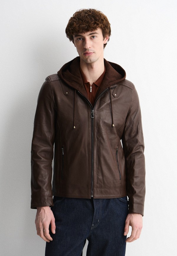 Basics & More Куртка кожаная - фото 1