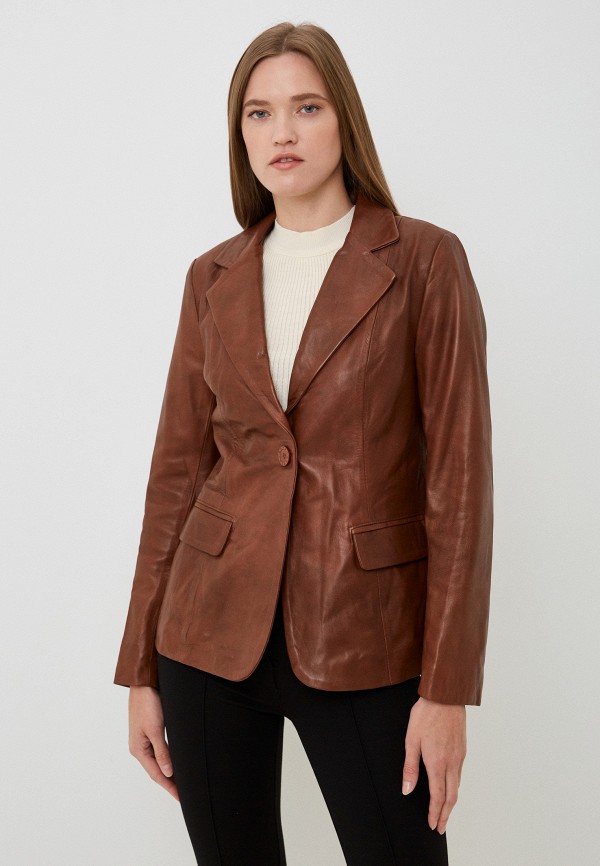 Basics & More Куртка кожаная - фото 1