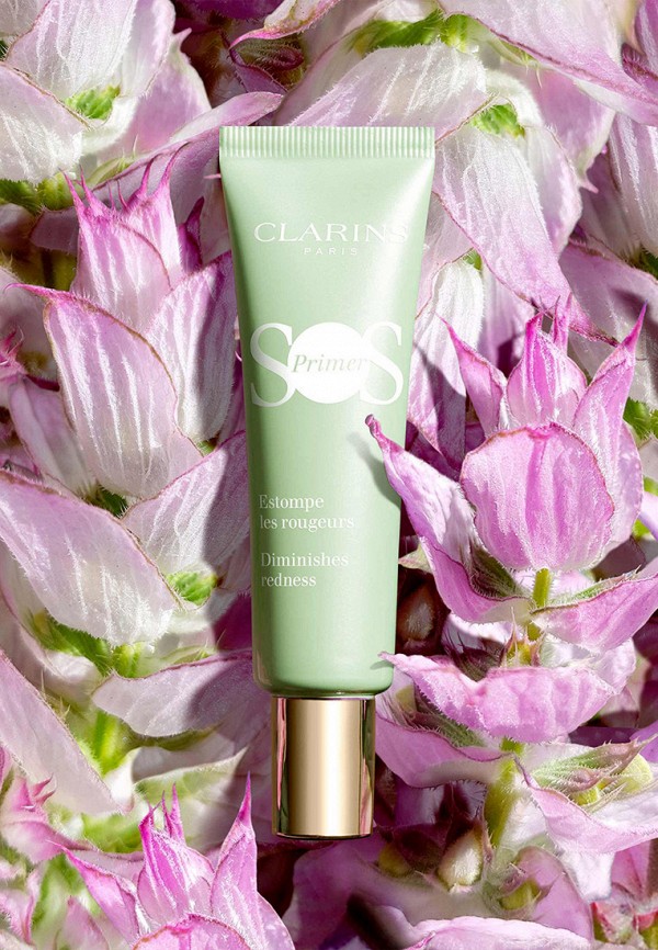 Праймер для лица Clarins для корректировки покраснений на коже, цвет ...