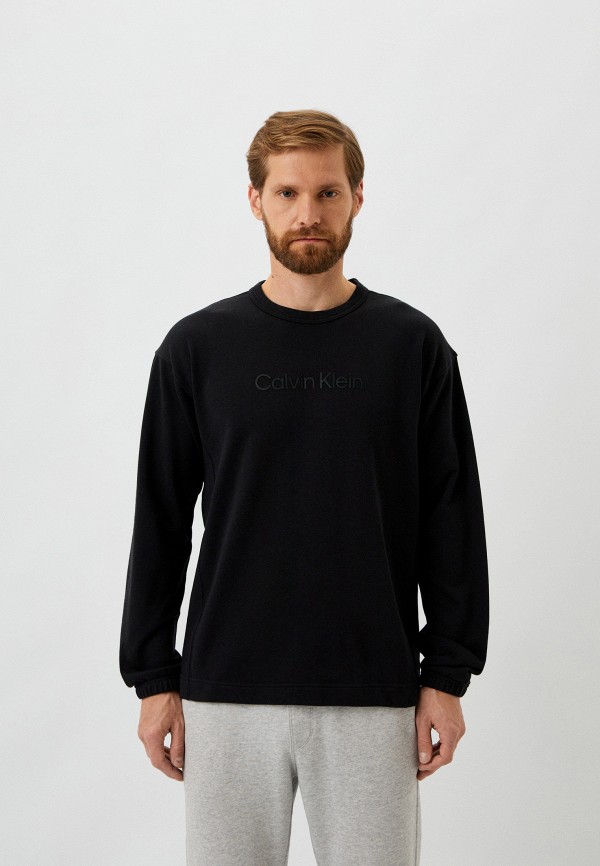 Свитшот Calvin Klein Performance ESSENTIALS PW - PULLOVER, цвет: черный ...