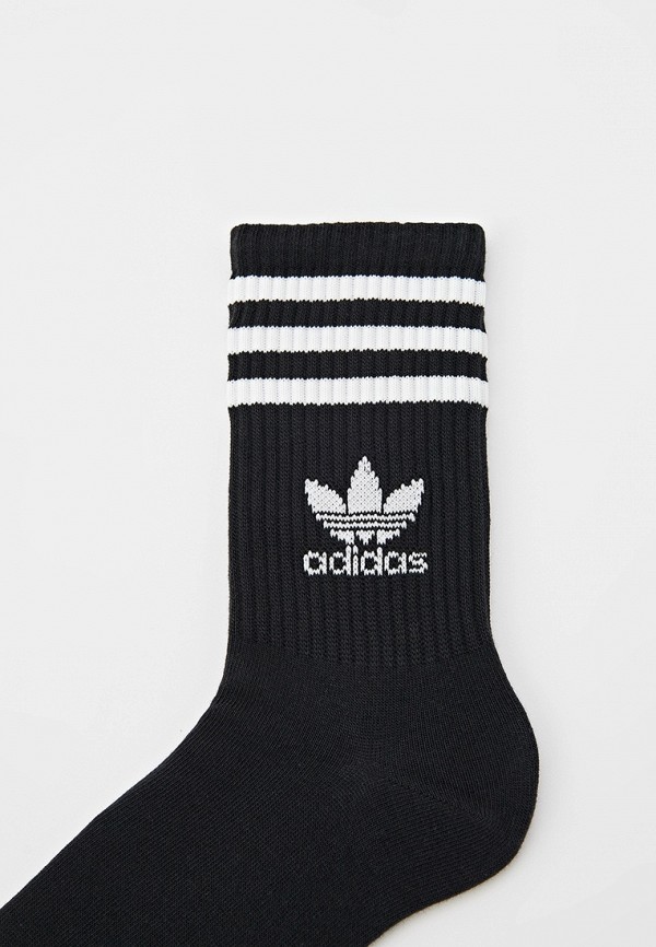 Носки 3 пары adidas Originals MID CUT CRW SCK, цвет: черный ...