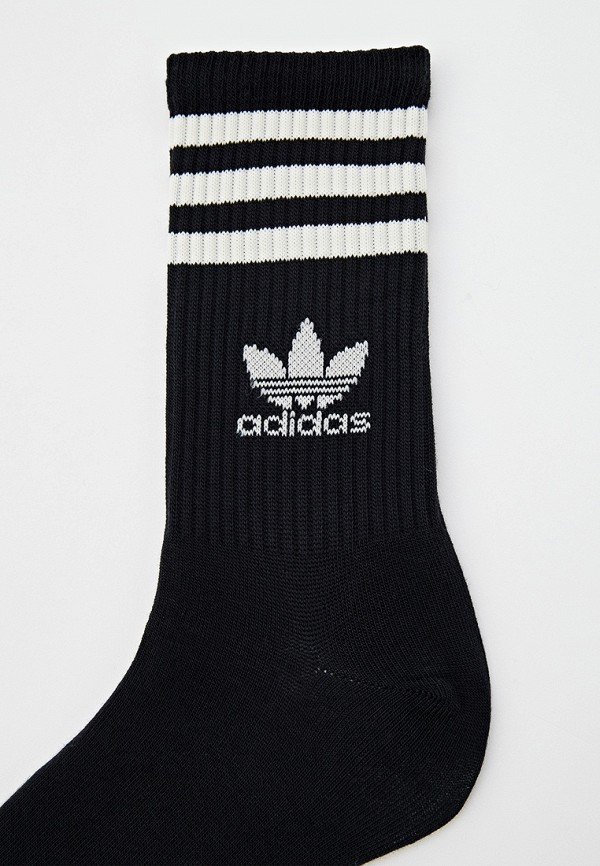 Носки 3 пары adidas Originals MID CUT CRW SCK, цвет: белый ...