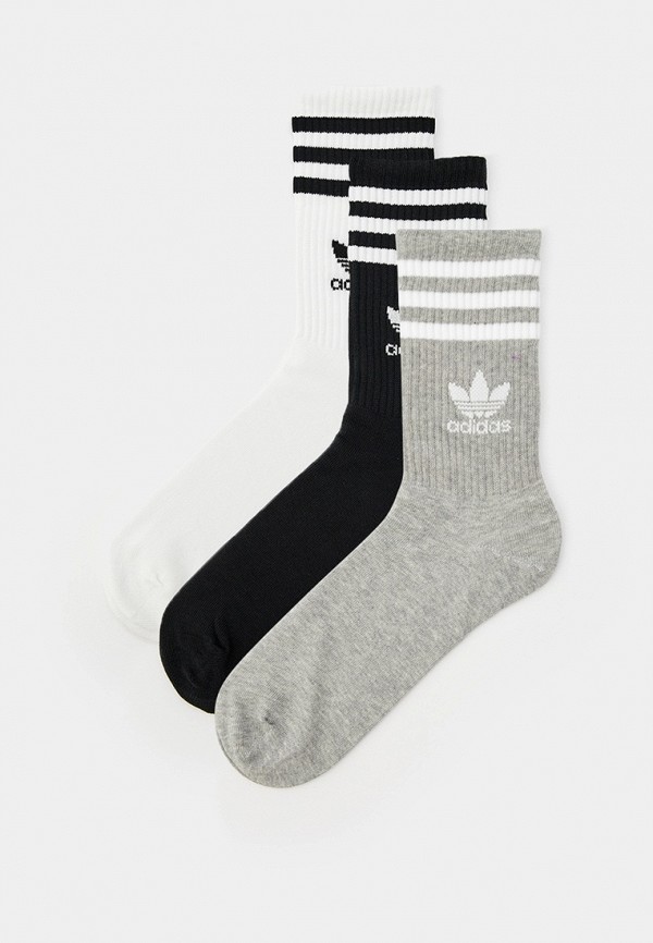 adidas Originals Носки 3 пары - MID CUT CRW SCK - фото 1