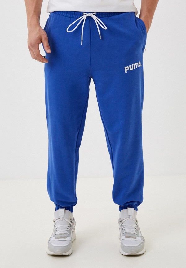 Puma joggers blue hotsell