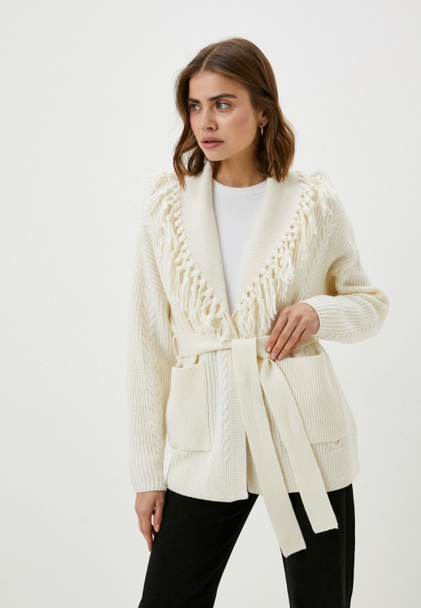 Кардиган Guess, цвет: белый, RTLACZ142501 — купить в интернет-магазине ...