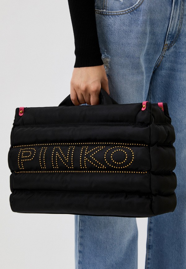 Сумка Pinko, цвет: черный, RTLACZ246801 — купить в интернет-магазине Lamoda