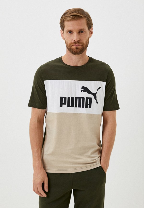 PUMA Футболка - ESS+ Colorblock Tee - фото 1