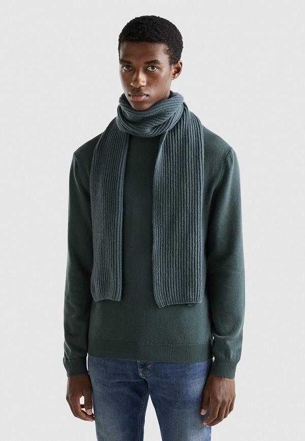 Шарф United Colors of Benetton, цвет: зеленый, RTLACZ505401 — купить в ...