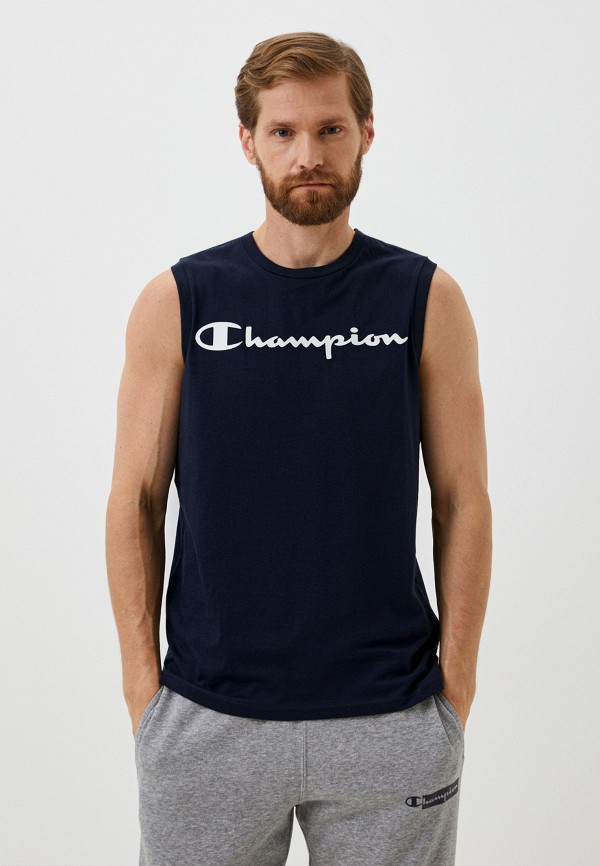 Майка Champion, цвет: синий, RTLACZ558301 — купить в интернет-магазине ...