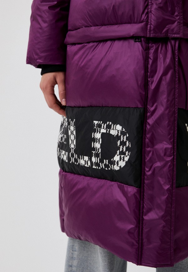 Пуховик Karl Lagerfeld 2 в 1, цвет: фиолетовый, RTLACZ637401 — купить в ...