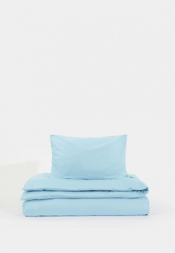 Lamoda Home Постельное белье 1,5-спальное - САТИН, пододеяльник 140 х 205 см + наволочка 50х70 см - фото 1