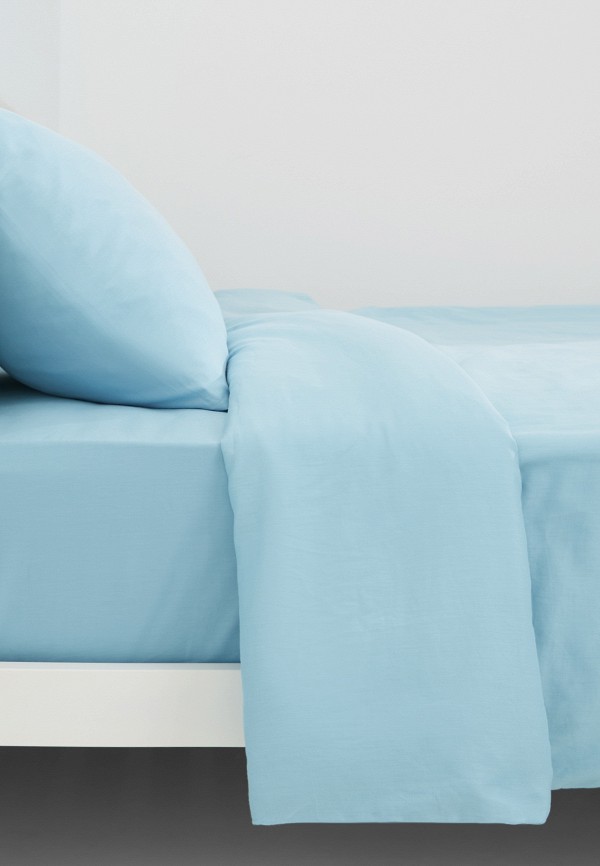 Lamoda Home Постельное белье 1,5-спальное - САТИН, пододеяльник 140 х 205 см + наволочка 50х70 см - фото 4