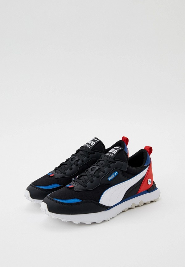 PUMA Кроссовки - BMW MMS Rider FV PUMA Black-PUMA White - фото 3