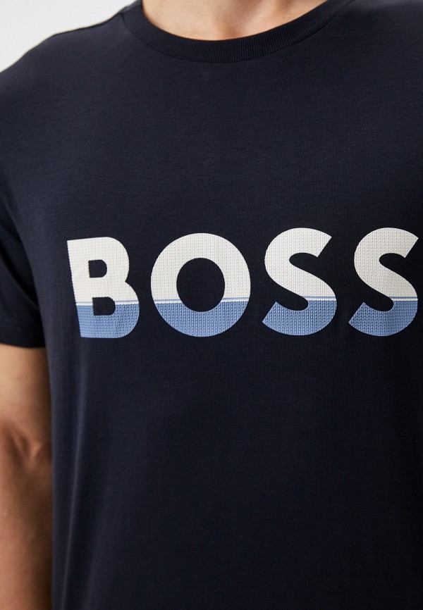 Футболка Boss Tee 1, цвет: синий, RTLACZ841601 — купить в интернет ...
