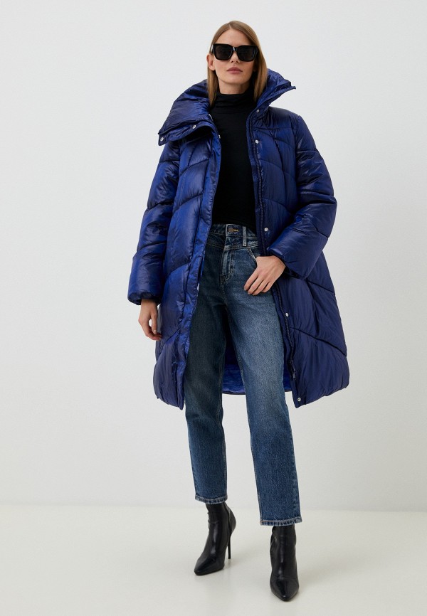 Куртка утепленная Guess, цвет: синий, RTLACZ866201 — купить в интернет ...