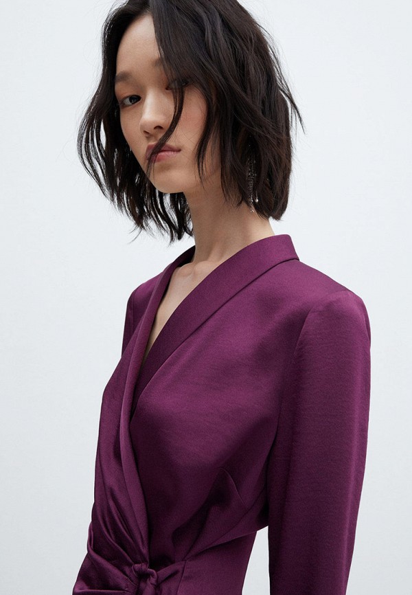 Платье Mango FLORENCE, цвет фиолетовый, RTLACZ931201 — купить в