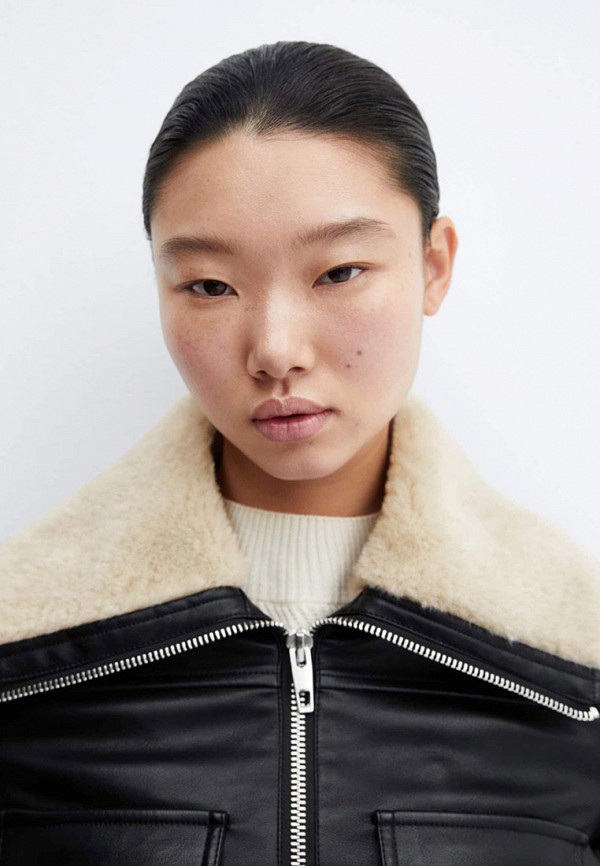 Mango Куртка кожаная - SURVIVE - фото 4