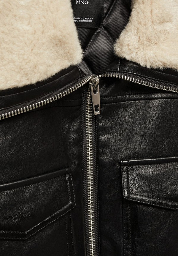 Mango Куртка кожаная - SURVIVE - фото 5