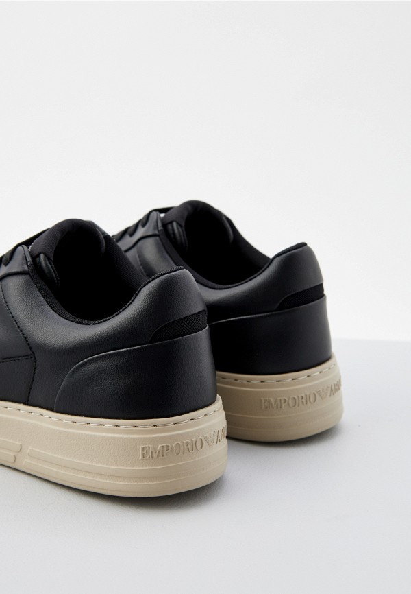 Кеды Emporio Armani, цвет: черный, RTLADA051601 — купить в интернет ...