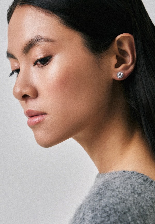 Swarovski® Серьги - Constella, с родиевым покрытием - фото 4