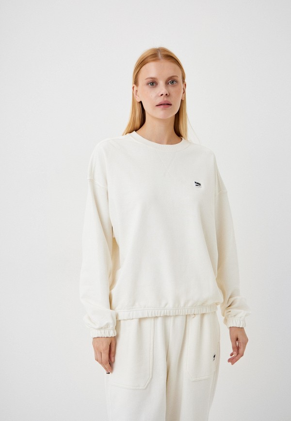 PUMA Свитшот - DOWNTOWN Oversized Crew Warm White - фото 1