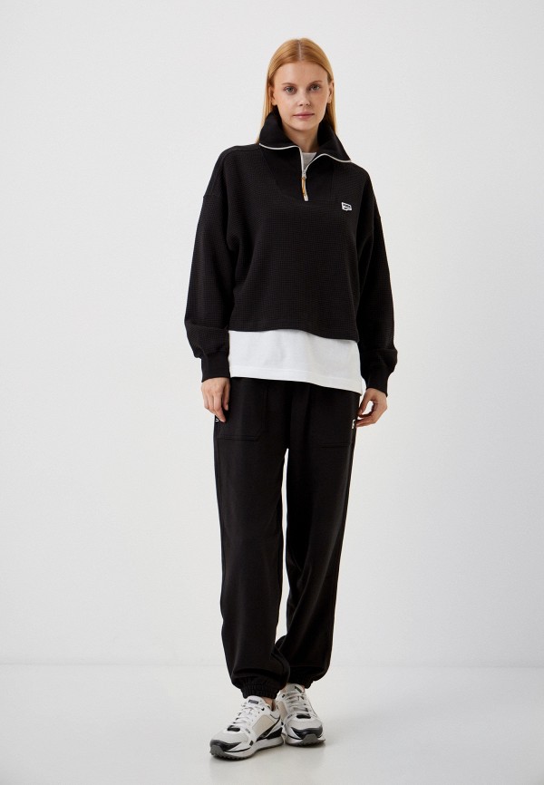 PUMA Олимпийка - DOWNTOWN Half-Zip Crew PUMA Black - фото 2