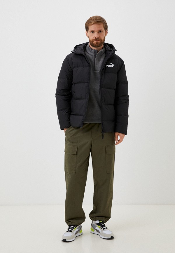 PUMA Куртка утепленная - Hooded Down Puffer Puma Black - фото 2
